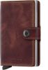 Secrid Miniwallet Portemonnee brown Vintage leather Dames portemonnee online kopen