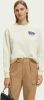 Scotch & Soda Sweater met logoborduring en backprint online kopen