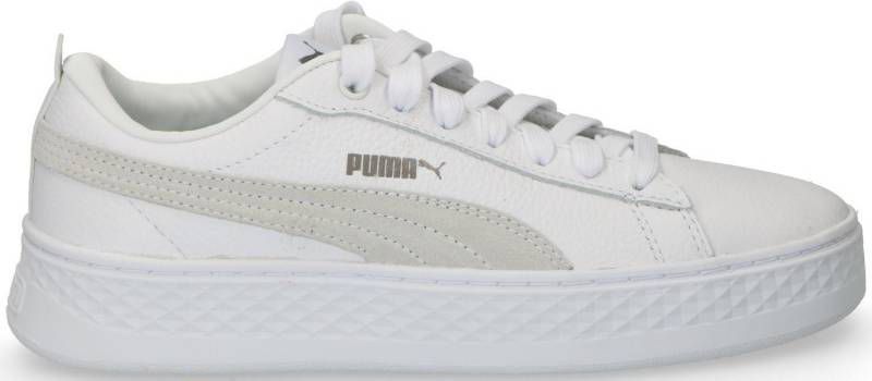 Puma Sneakers Witte Plateau Schoenen Puma Smash Platform Sneaker