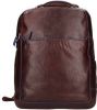 Piquadro Blue Square Fast Check Computer Backpack with iPad 10.5" dark brown backpack online kopen