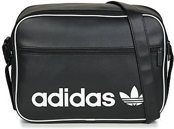 Adidas originals sporttas Vintage Airliner zwart - Tassenshoponline.nl