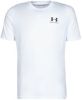 Under Armour Herenshirt Sportstyle Left Chest met korte mouwen Wit/Zwart online kopen