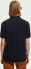 Scotch and Soda T shirts Essentials Organic cotton pique polo Blauw online kopen