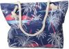 Gerimport Strandtas Palmboom Dames 44 X 35 Cm Polyester Blauw online kopen