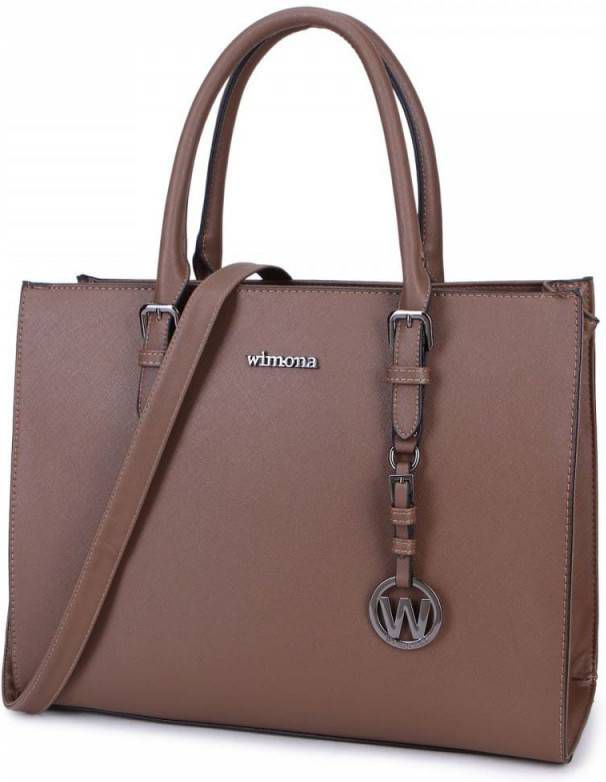 Wimona Natalia One Schoudertas Taupe 3016 Tassenshoponline