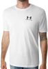 Under Armour Herenshirt Sportstyle Left Chest met korte mouwen Wit/Zwart online kopen