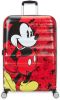 American Tourister Wavebreaker Disney Spinner 77 mickey comics red Harde Koffer online kopen