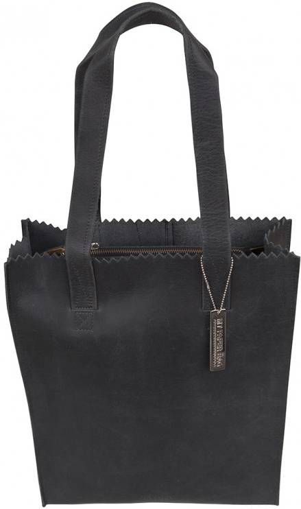 MYOMY Shoppers My Paper Bag Deluxe Office 13 Inch Zwart Tassenshoponline