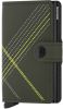 Secrid Pasjes portemonnees Miniwallet Stitch Linea Matt Base Groen online kopen