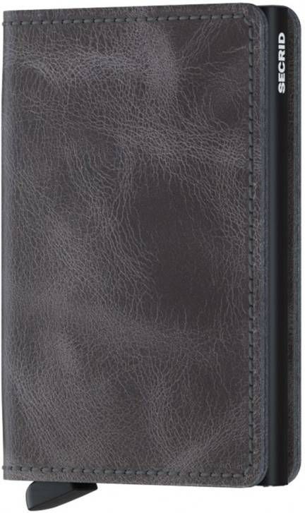 Secrid Slimwallet Portemonnee Vintage grey/black Dames portemonnee online kopen