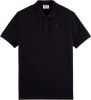 Scotch and Soda T shirts Essentials Organic cotton pique polo Zwart online kopen