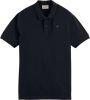 Scotch and Soda T shirts Essentials Organic cotton pique polo Blauw online kopen