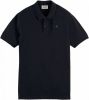 Scotch and Soda T shirts Essentials Organic cotton pique polo Blauw online kopen