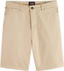Scotch & Soda Stuart garment dye pima cotton short sand(171593 0137 ) online kopen