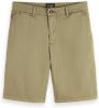 Scotch & Soda Stuart garment dye pima cotton short khaki(171593 0414 ) online kopen