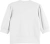 Scotch & Soda Voluminous sleeved v neck sweat vanilla white online kopen