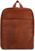 The Chesterfield Brand Dex Laptop Backpack cognac backpack online kopen