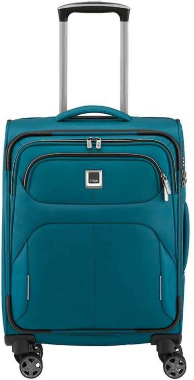 Titan Nonstop 4 Wiel Trolley 55 petrol Zachte koffer