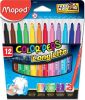 Maped Viltstift Color&apos, peps 12 Stiften In Een Kartonnen Etui online kopen