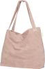 Koeka corduroy mom bag Vik grey pink online kopen