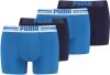 Puma Boxershorts Placed Logo Boxer 4P Zwart online kopen