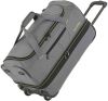 Travelite Basics Wheeled Duffle 55 Expandable grey/green Handbagage koffer Trolley online kopen