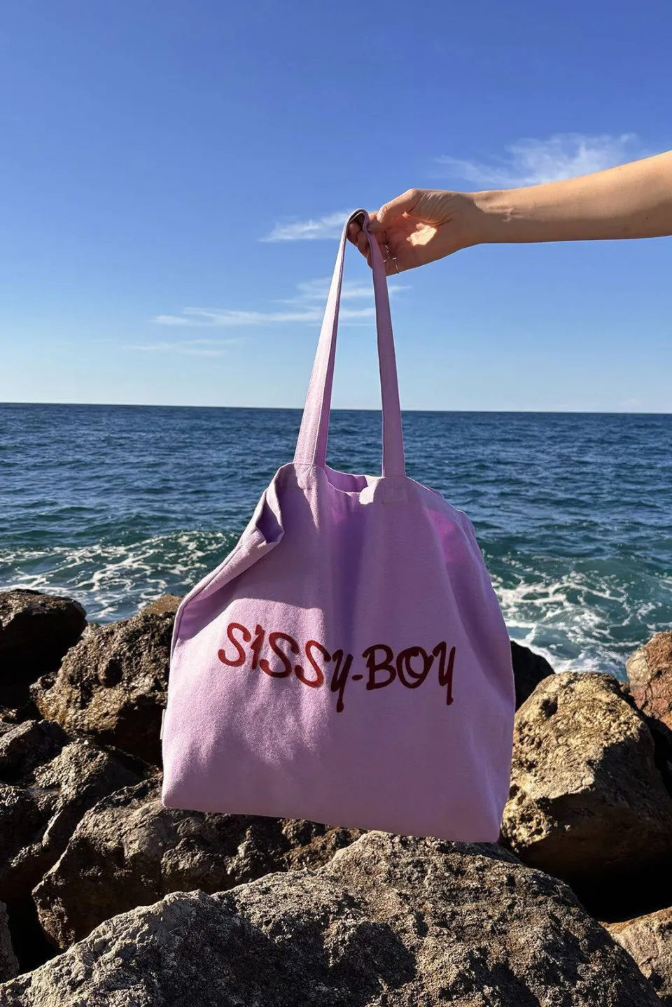 Sissy-Boy paarse canvas shopper, foto 2