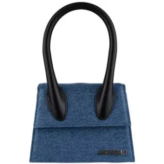 Jacquemus Le Chiquito medium handtas blauw, foto 2