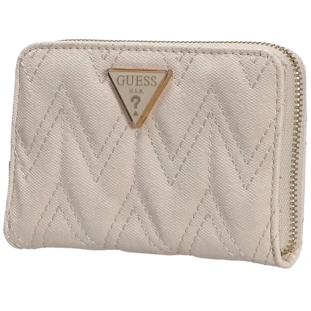 Guess Laurel SLG portemonnee crème Stone