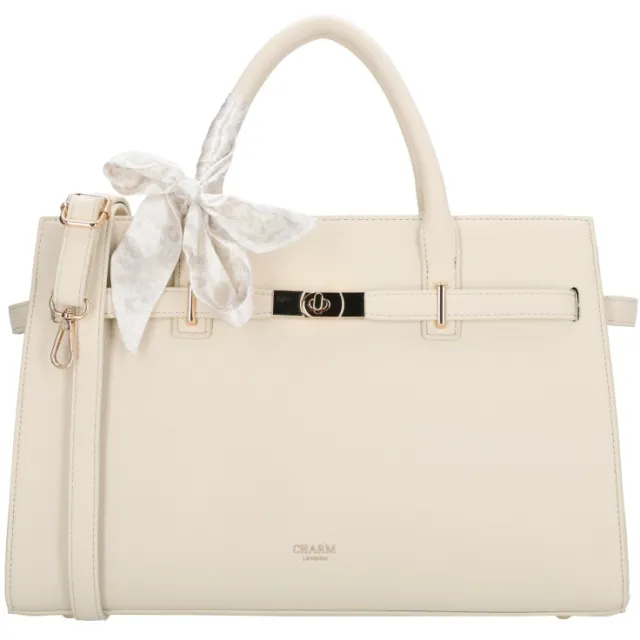 Charm London The Hamptons handtas crème Beige