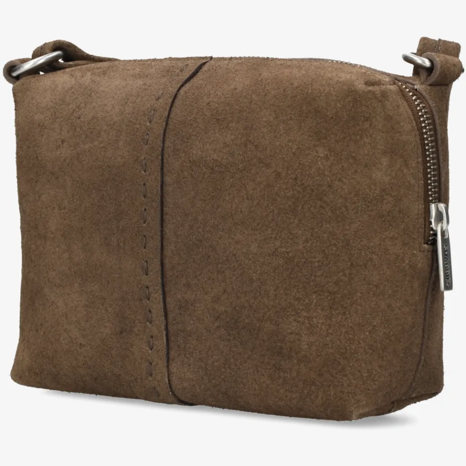 Shabbies Amsterdam Saar Stitched crossbody tas taupe, foto 5