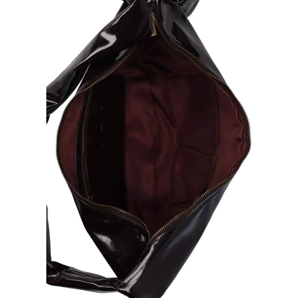 HVISK Schoudertassen Bianca Glossy Structure Bruin - One size, foto 4