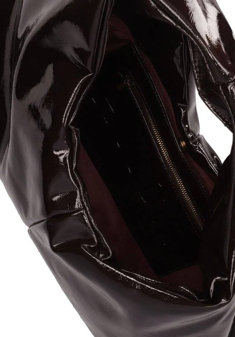 HVISK Handtassen Sarah Glossy Structure Bruin - One size, foto 4