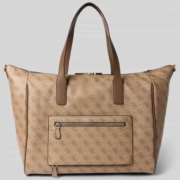 Guess Latona schoudertas latte logo, foto 3