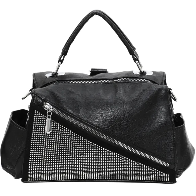 Faina handtas zwart zilver