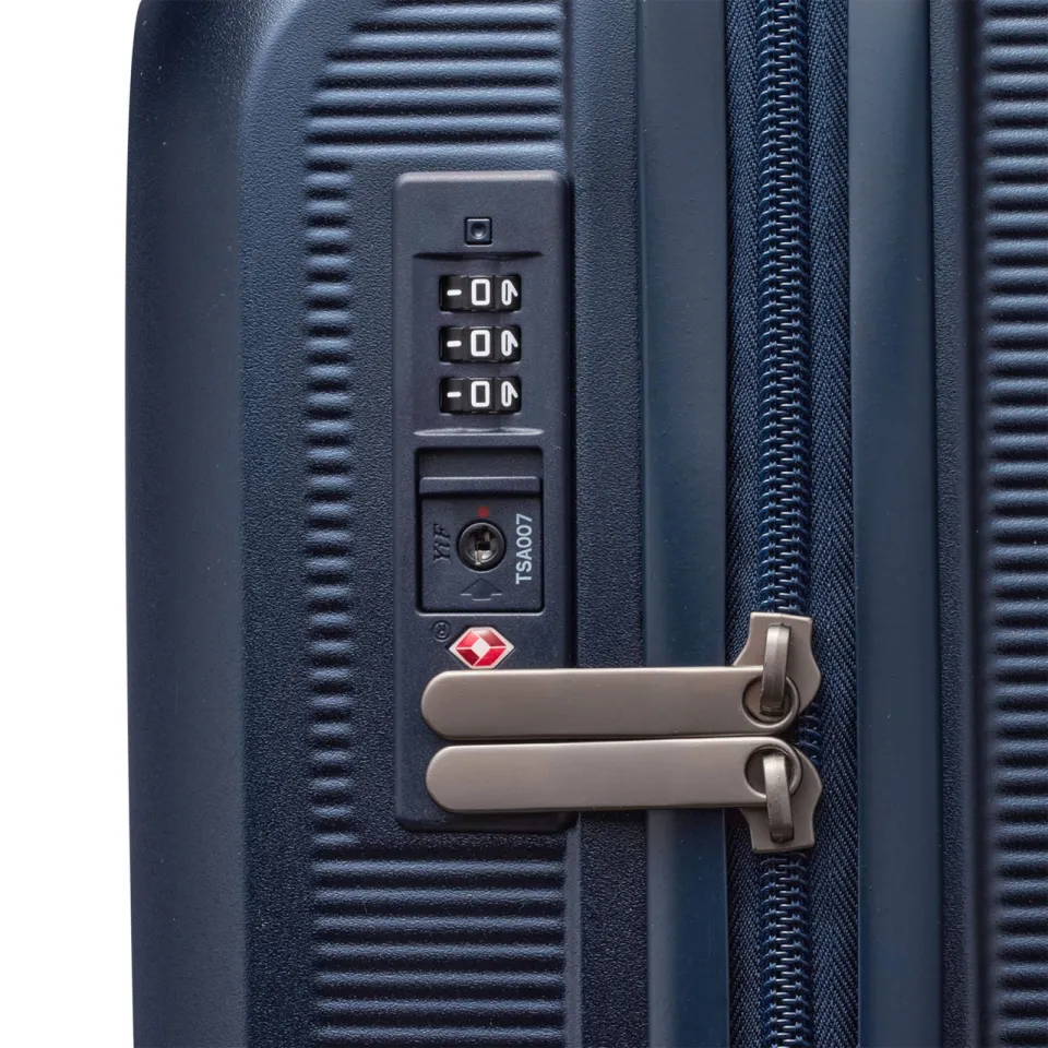 Travelbags The Flow Cabin Trolley koffer blauw, foto 5