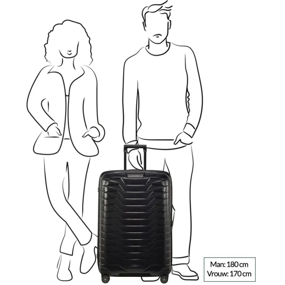 Samsonite Proxis koffer 75 cm zilver, foto 3