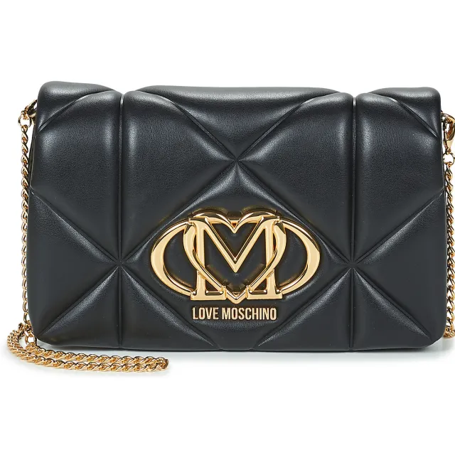 Love Moschino Schoudertas Love Moschino EMBOSSED QUILTED JC4043 Zwart