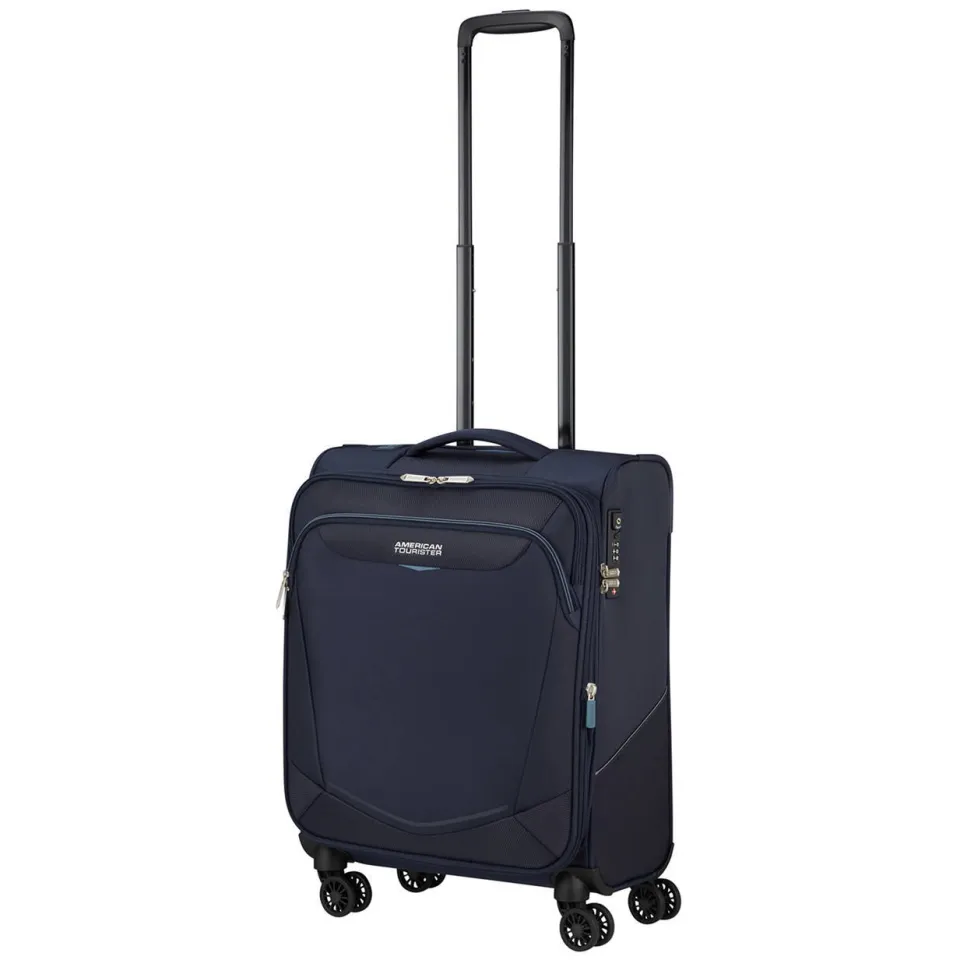 American Tourister Summerride 55 trolley donkerblauw