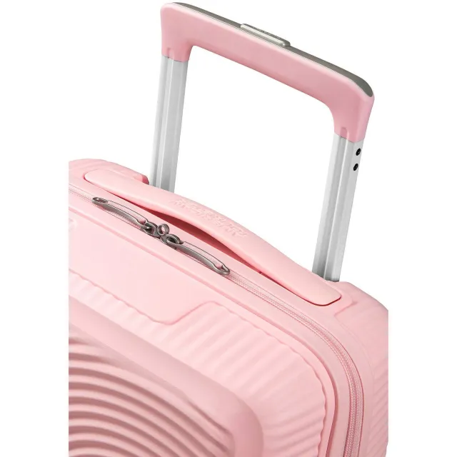 American Tourister Soundbox Mini spinner lichtroze, foto 4