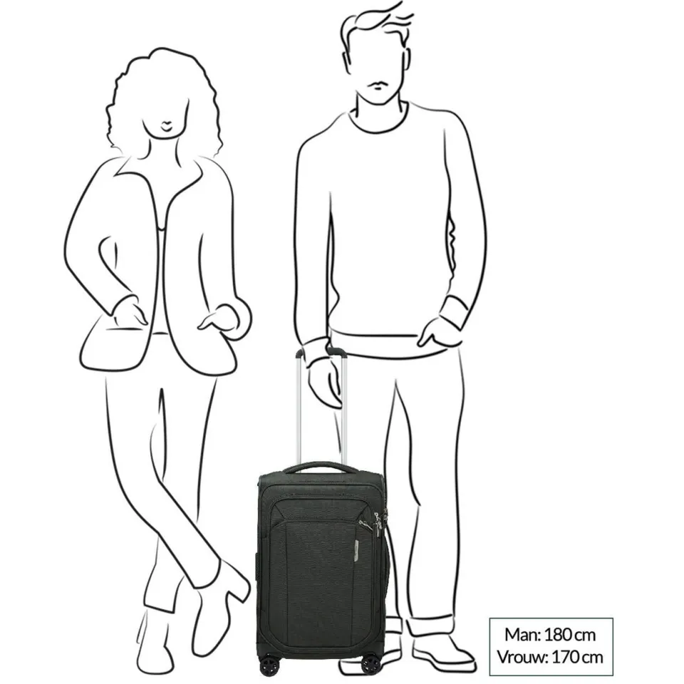 Samsonite Upscape koffer okergeel, foto 4