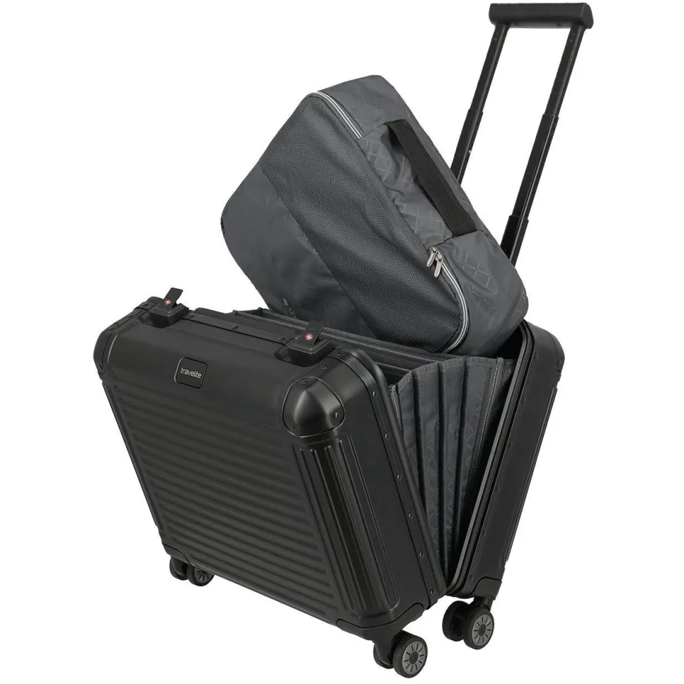 Travelite Next 4-wiel business wheeler zwart, foto 4