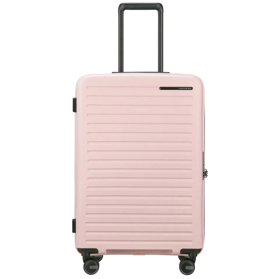 Samsonite Restackd spinner reiskoffer 68 cm lichtroze