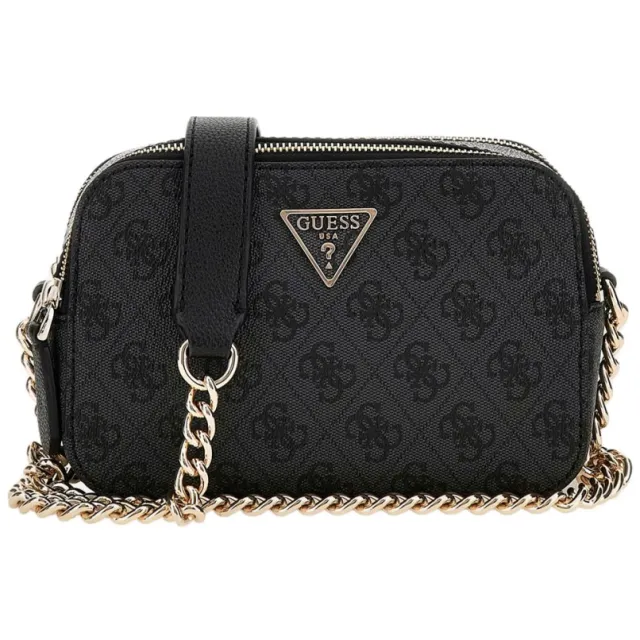 Guess Noelle II Schoudercamera Coal Logo