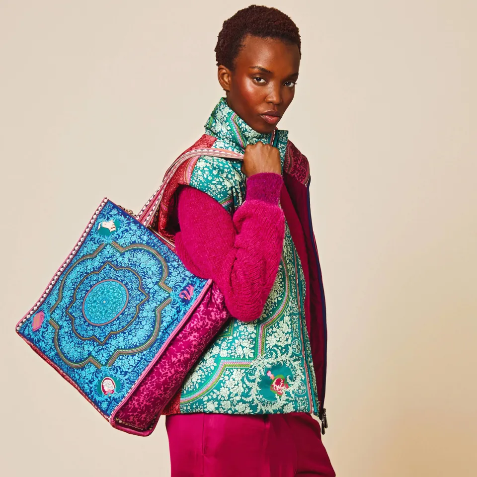 Oilily Skylar shopper blauw, foto 4