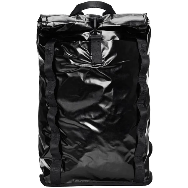 Rains Sibu Rolltop rugzak zwart