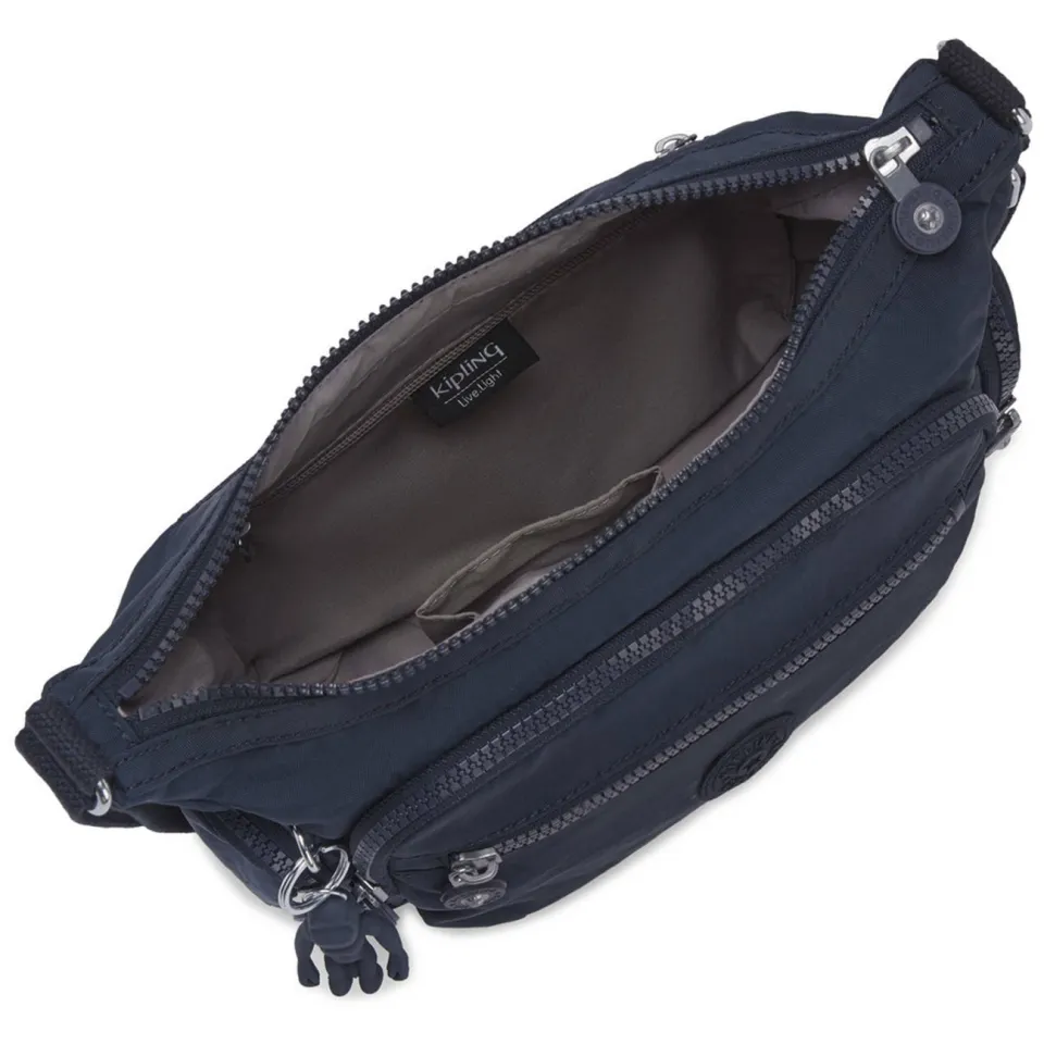 Kipling Gabbie S crossbody tas blauw, foto 4