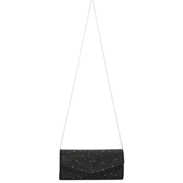 Faina clutch zwart Zwart Veelkleurig