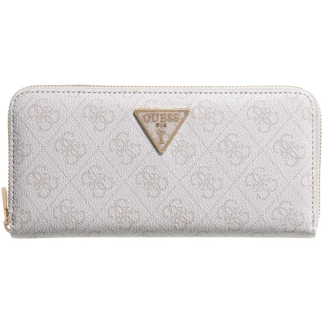 Guess Laurel II portemonnee donkerbruin Beige