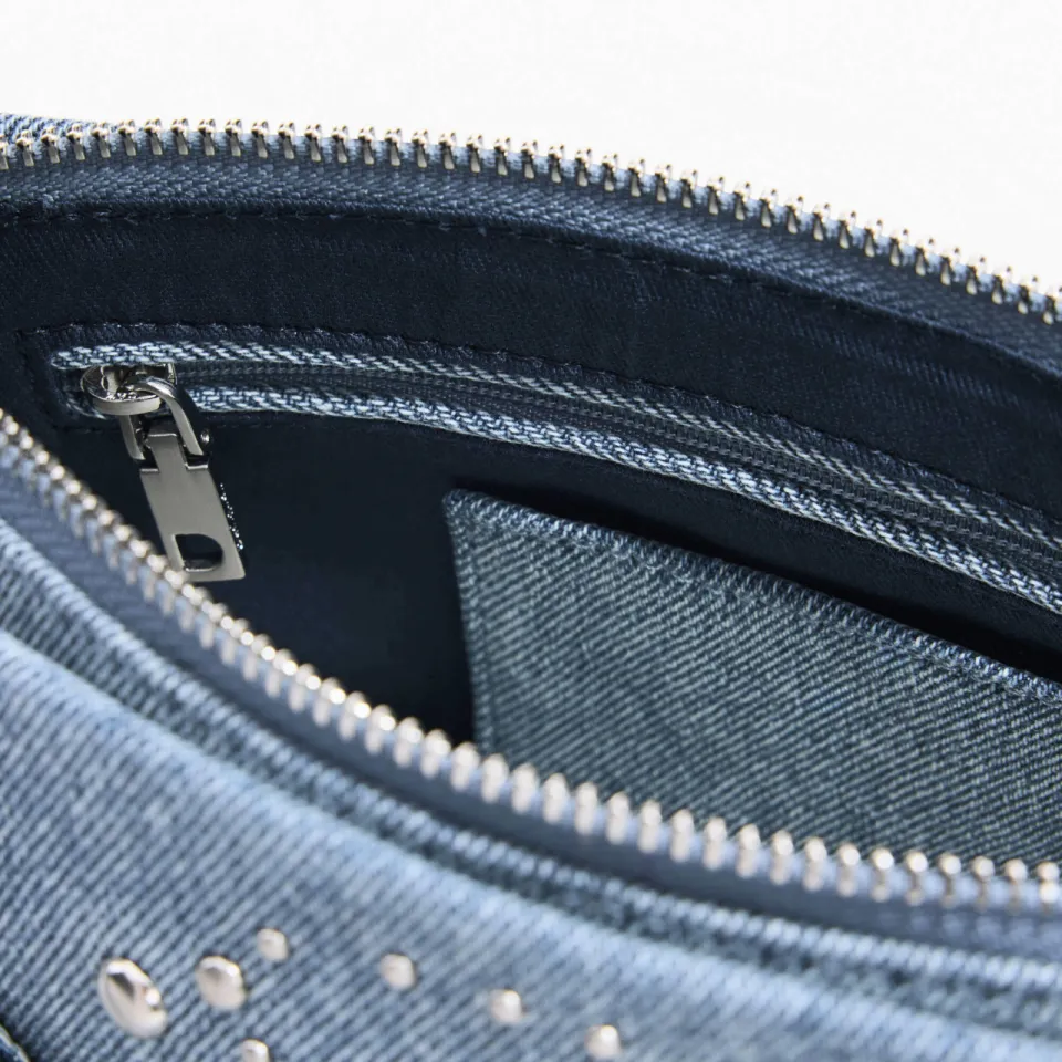 Desigual Break Benin denim schoudertas blauw, foto 7
